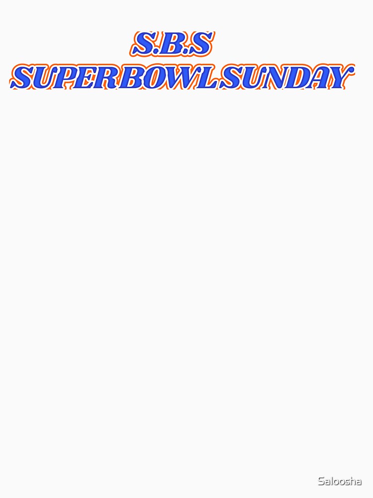 Super Bowl Sunday Classic T-Shirt